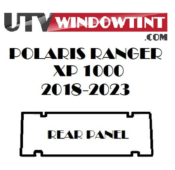 2018-2023 POLARIS RANGER XP1000 REAR PANEL