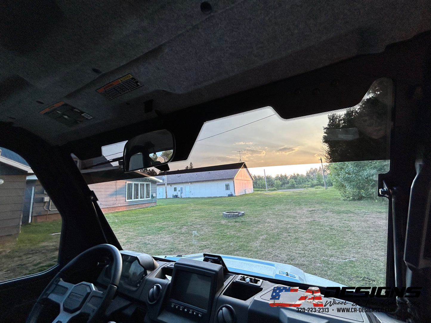 2018-2023 POLARIS RANGER XP1000 WINDSHIELD BANNER (VERSION 2)