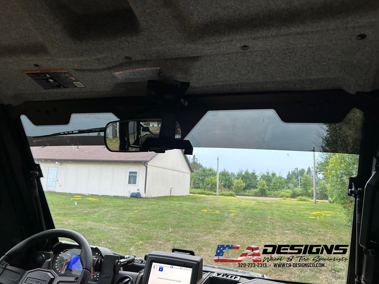 2018-2023 POLARIS RANGER XP1000 WINDSHIELD BANNER (VERSION 1)