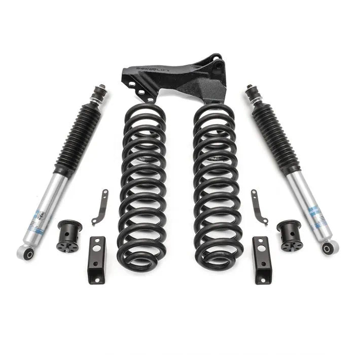 2.5" COIL SPRING FRONT LIFT KIT W/BILSTEIN SHOCKS - FORD SUPER DUTY DIESEL 4WD 2017-2021