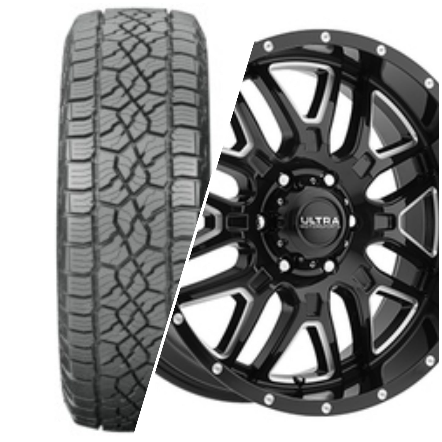 20" Ultra Hunter w/ 275/60R20 Mastercraft Tires (6x5.50 GM 1/2 Ton)