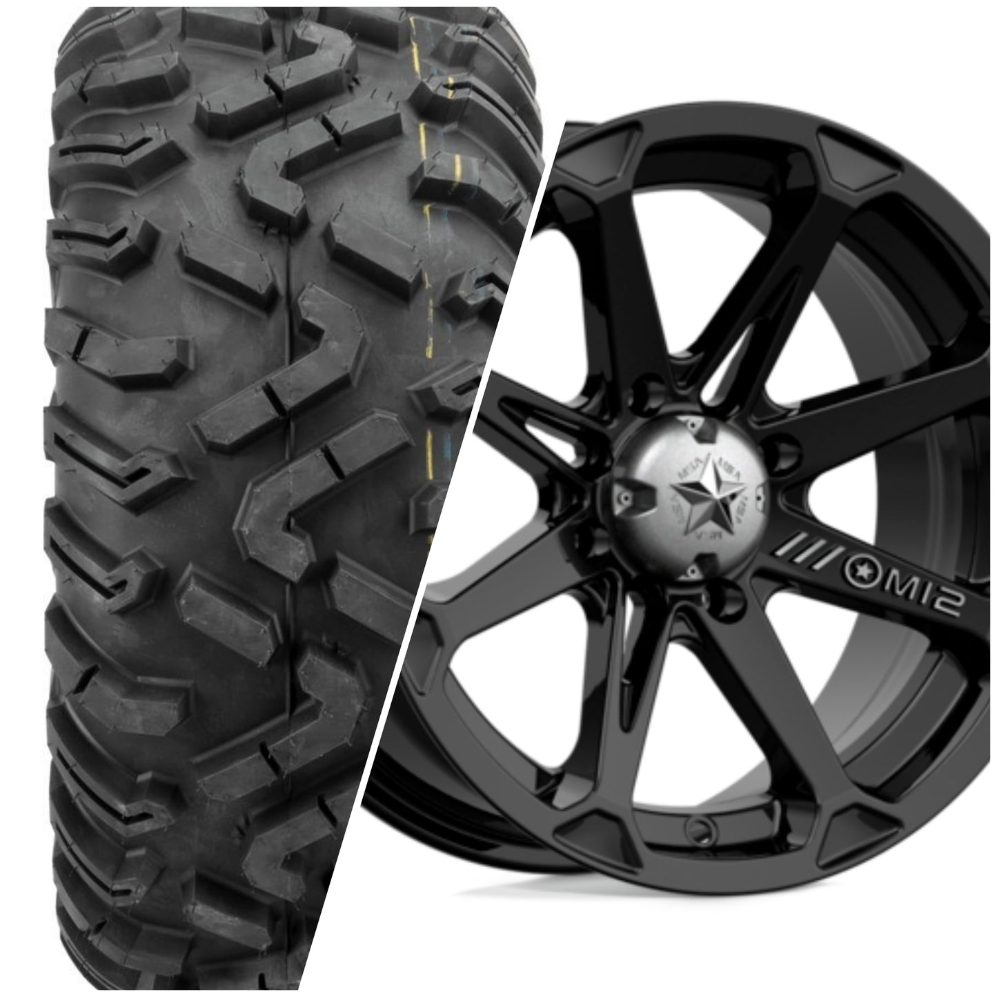 28" Quad Boss & 14" MSA Wheel & Tire Set (Polaris)